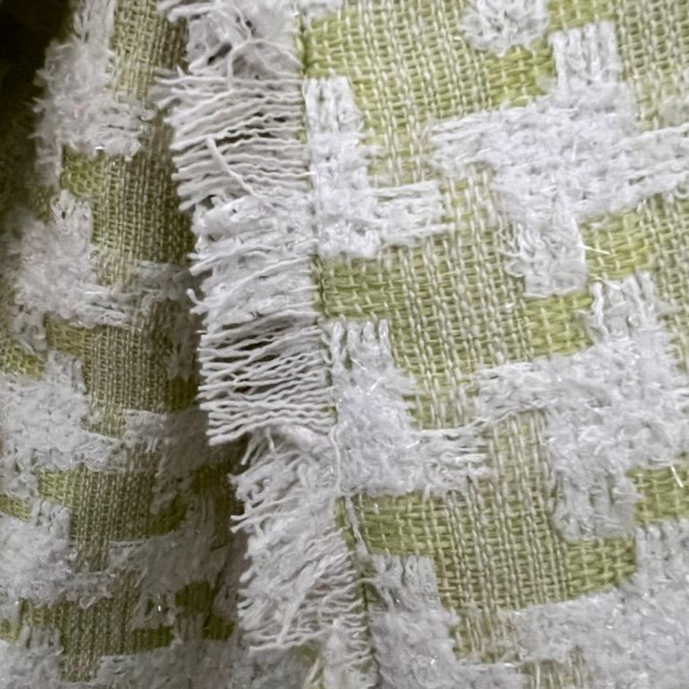 NWOT!! Tassel Fringed Houndstooth Blends Tweed Blazer - Picture 7 of 12
